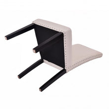 Load image into Gallery viewer, Set of 2 Fabric Upholstered Armless Dining Chairs-Beige
