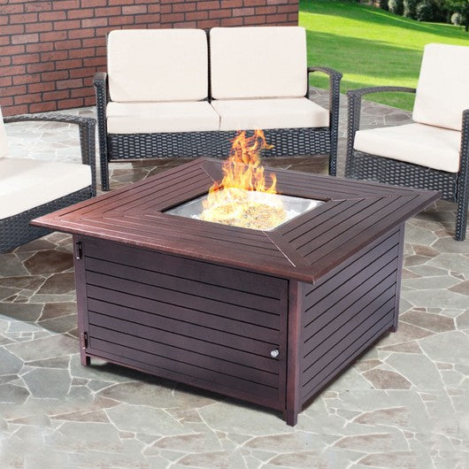 40000 BTU Aluminum Propane Gas Fire Pit