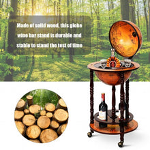 Load image into Gallery viewer, Vintage Globe Wine Stand Bottle Rack

