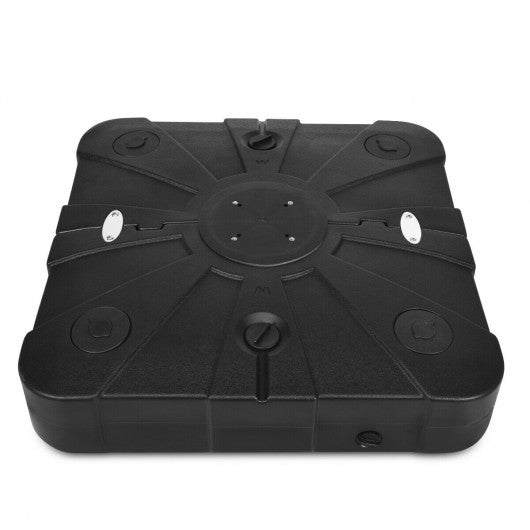 220 lbs Offset Patio Umbrella Base with Wheels Sand Water Filled