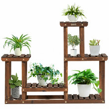 Load image into Gallery viewer, Solid Wood Plant Stand Multi Layer Plant Pot Holder
