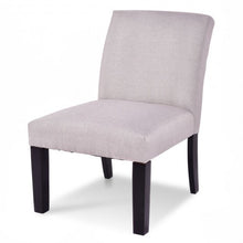 Load image into Gallery viewer, Modern Upholstered Armless Slipper Chair-Beige
