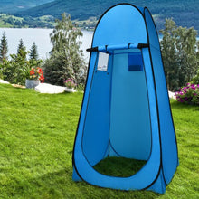 Load image into Gallery viewer, Pop Up Camping Shower Toilet Changing Room Tent-Blue
