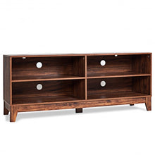 Load image into Gallery viewer, 58&quot; Modern Entertainment Media Center Wood TV Stand-Wood
