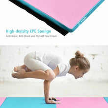 Load image into Gallery viewer, 4&#39; x 10&#39; x 2&quot; Folding Gymnastics Tumbling Gym Mat-Blue

