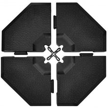 Load image into Gallery viewer, 4 Pcs Patio Cantilever Offset Umbrella Weights Base Plate Set
