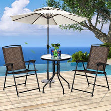 Load image into Gallery viewer, 3 pcs Bistro Patio Garden Furniture Set
