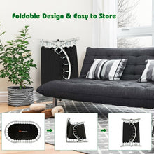 Load image into Gallery viewer, Foldable Double Mini Kids Fitness Rebounder Trampoline-Blue
