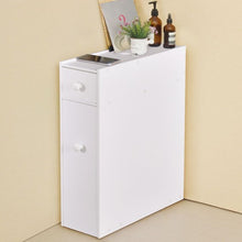 Load image into Gallery viewer, White Bathroom Cabinet Space Saver Storage Organizer
