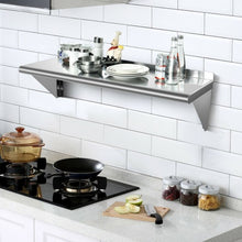 Load image into Gallery viewer, 12&quot; � 36&quot; Stainless Steel NSF Commercial Wall Mount Shelf - Kitchen &amp; Restaurant
