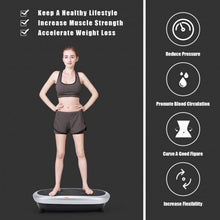 Load image into Gallery viewer, Mini Vibration Body Fitness Platform with Loop Bands-Silver
