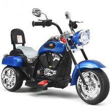 Load image into Gallery viewer, 6V 3 Wheel Kids Motorcycle-Blue
