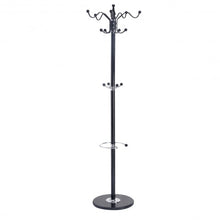 Load image into Gallery viewer, 15 Hooks 70&quot; Metal Coat Hat Jacket Stand Tree Holder Hanger Rack w/ Marble Base
