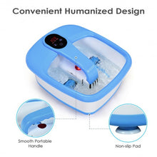 Load image into Gallery viewer, Portable Electric Automatic Roller Foot Bath Massager-Blue
