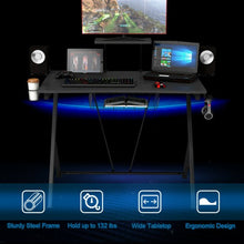 Load image into Gallery viewer, Multifunctional K-Shaped Gamer Desk with Display Support Plate
