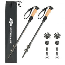 Load image into Gallery viewer, 2 Pack Adjustable Walking Hiking Poles
