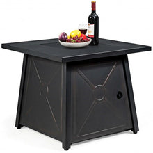 Load image into Gallery viewer, 30� Square Propane Gas Fire Table with Waterproof Cover
