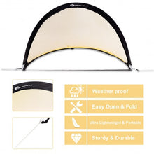 Load image into Gallery viewer, 6&#39; 4&#39; 2.5&#39; Set of 2 Portable Pop-Up Soccer Goals Net-4&#39;
