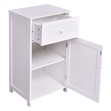 Load image into Gallery viewer, White Storage Cabinet Bathroom Organizer
