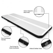 Load image into Gallery viewer, 15FT Air Track Inflatable Gymnastics Tumbling Mat -Black
