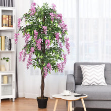 Load image into Gallery viewer, 6-Feet Artificial Wistera Silk Indoor-Outdoor Tree

