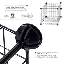 Load image into Gallery viewer, DIY 8 Cube Grid Wire Cube Shelves
