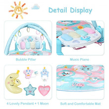 Load image into Gallery viewer, Newborn Infant Play Gym Mat w/ Play Piano Toys
