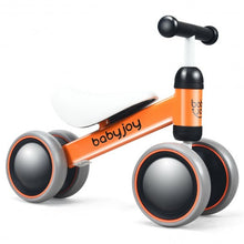 Load image into Gallery viewer, 4 Wheels No-Pedal Baby Balance Bike-Orange
