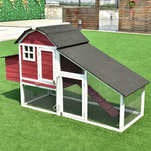 Load image into Gallery viewer, 76&quot; Deluxe Large Wooden Chicken Coop

