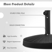 Load image into Gallery viewer, 49 LBS Patio Resin Umbrella Base Stand for Outdoor
