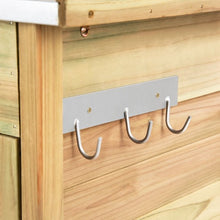 Load image into Gallery viewer, Outdoor Garden Wooden Work Station Potting Bench
