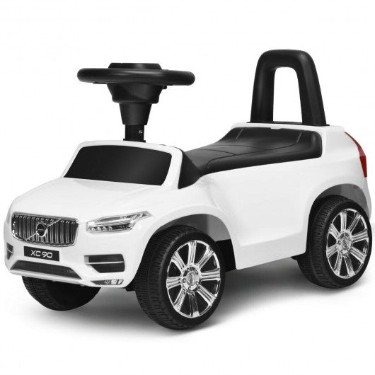 Kids Volvo Licensed Ride On Push Car Toddlers Walker-White