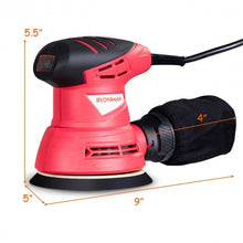 Load image into Gallery viewer, 5&quot; Palm Random Orbit Sander with Dust Collector and Sandpapers
