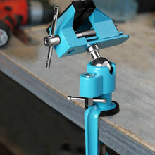 Load image into Gallery viewer, Bench Vise Swivel 3&quot; Tabletop Clamp Vice Tilts Rotate 360 Universal Work
