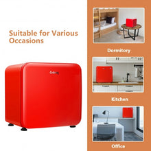 Load image into Gallery viewer, 1.6 Cubic Feet Compact Refrigerator with Reversible Door-Red
