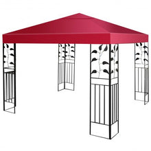 Load image into Gallery viewer, 10&#39; x 10&#39; 2-Tier 3 Colors Patio Canopy Top Replacement Cover- Red
