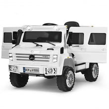 Load image into Gallery viewer, 12V Off Road Mercedes-Benz Unimog Ride On Car-White
