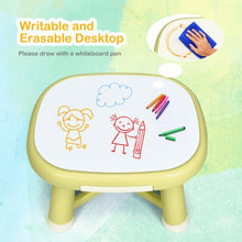 Load image into Gallery viewer, Kids Table and 2 Chair Set with Storage Bins-Yellow
