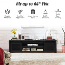 Load image into Gallery viewer, TV Stand Entertainment Center for TV&#39;s up to 65&quot;-Black
