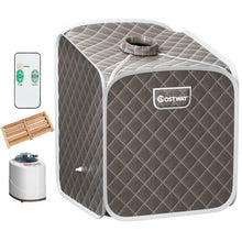 Load image into Gallery viewer, 2L Portable Folding Steam Sauna Spa-Gray
