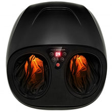 Load image into Gallery viewer, Shiatsu Foot Massager with Heat Kneading Rolling Scraping Air Compression-Black
