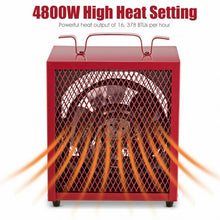 Load image into Gallery viewer, 4800W Portable Construction Heater w/ Adjustable Thermostat
