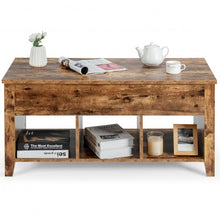 Load image into Gallery viewer, Lift Top Coffee Table with Storage Lower Shelf-Tan
