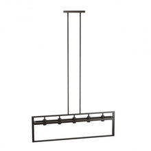 Load image into Gallery viewer, 5-Lights Pendant Lamp with Iron Square Lamp Shade
