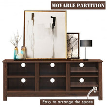 Load image into Gallery viewer, 60&quot;  Entertainment TV Stand Cabinet-Brown
