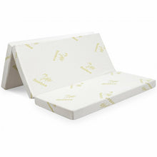 Load image into Gallery viewer, 4� Folding Foam Mattress Tri-fold Sofa Bed Mat-Queen Size
