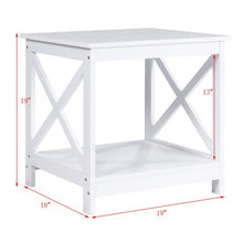Load image into Gallery viewer, X-Design Display Accent Sofa Side Nightstand Table-White
