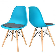 Load image into Gallery viewer, 2Pcs Dining Chair Mid Century Modern DSW Chair Furniture-Blue

