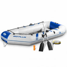 Load image into Gallery viewer, 2-3 Person Inflatable Air Pump Fishing Boat With Oars-Blue
