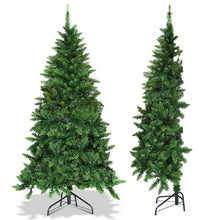Load image into Gallery viewer, 5&#39; / 6&#39; Prelit Artificial Half Christmas Tree with 8 Flash Modes-5&#39;
